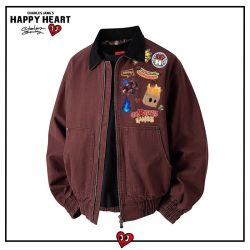 CHARLES JANG'S HAPPY HEART 桃心美式翻领 男士夹克