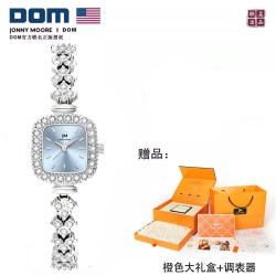 DOM 联名JM  坚守139道生产工序 轻奢ins风满钻女表