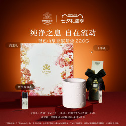 Creed 恺芮得银色山泉香氛手工蜡烛220g 男女生礼物