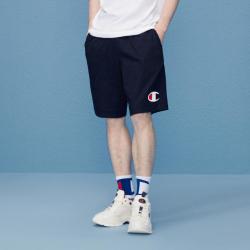 Champion 冠军品牌 男士休闲短裤 宽松大CLOGO纯色运动裤