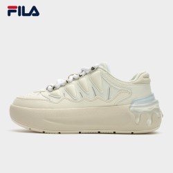 FILA 女鞋CARROT摩登板鞋2024秋新萝卜鞋厚底增高运动鞋