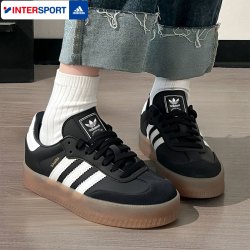 adidas 三叶草德训鞋女鞋黑色板鞋夏季新款运动鞋低帮轻便休闲鞋