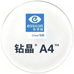 依视路 A4/膜岩1.60-1.67折射率*2现片+赠钛框 原厂加工