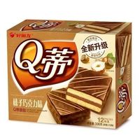 好丽友 精选好丽友 Q蒂蛋糕 榛子巧克力味 12枚 336g （全新升级）