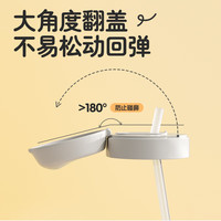 贝亲 自然离乳 儿童奶瓶 吸管 重力球 双把手 翻盖吸管杯头  1-2岁