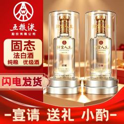 五粮浓香 五粮液财富人生浓香型白酒四川名酒 52度 500mL 2瓶 两瓶装珍酿白