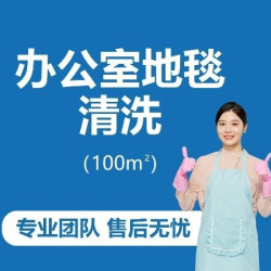 商用办公室地毯清洗（1平方）100平方起步起拍/精