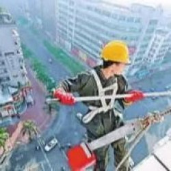 专业高空作业外墙清洗玻璃幕墙清洗铝板清洗