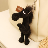 艾格辰 马年吉祥物天选高冷黑马包包挂饰