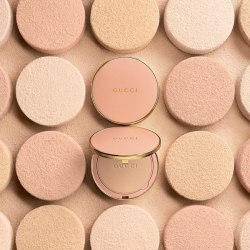 GUCCI 柔焦凝光粉饼细腻持妆自然哑光玫瑰金粉饼礼物
