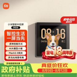 小米 AI大模型 智能中控屏  深空灰