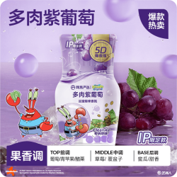 网易严选 香氛爆香瓶 IP多肉紫葡萄 400ml 空气清新剂