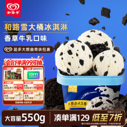 和路雪 香草口味 550g 桶装冰淇淋
