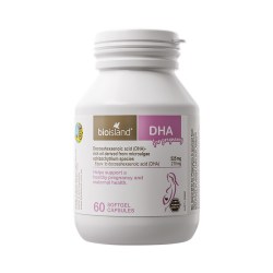 佰澳朗德 澳洲bioisland佰澳朗德孕妇海藻油DHA孕期哺乳期60粒*6瓶