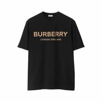 BURBERRY Logo印花圆领短袖T恤
