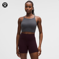 lululemon Focuser女士高领运动内衣 C/D杯 煤灰 M码 LW2EL1S