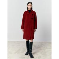 太平鸟 24冬商务通勤宽松大衣女