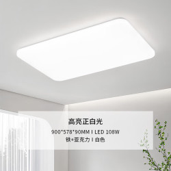 雷士 LED吸顶灯 白月 108W 正白光 20-30㎡
