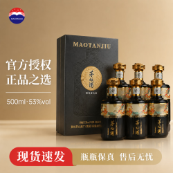 茅台 贵州茅坛龙凤酱藏53度酱香白酒 500mL 6瓶   龙凤酱藏
