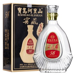 宝岛阿里山 窖藏X21 58度 清香型白酒 600ml单盒装