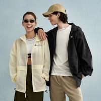 Champion 春夏男女同款轻薄夹克连帽外套拉链开衫户外休闲