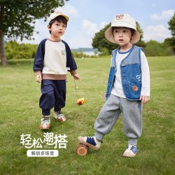 jellybaby 7A抗菌 男童运动长裤