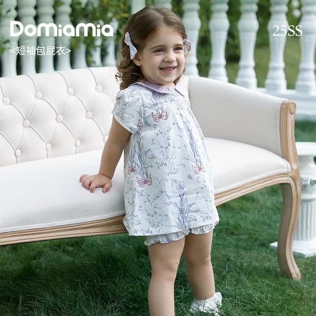 DOMIAMIA 新生儿包屁衣宝宝服饰婴儿哈衣0-6-12个月衣服