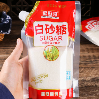 云南甘蔗白砂糖 500g 袋装 家用食用糖 烘焙调味