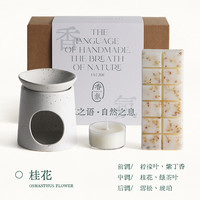 艾格辰 陶瓷香薰炉大豆精油蜡烛