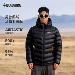 黑冰 男款排骨鹅绒羽绒服 8619