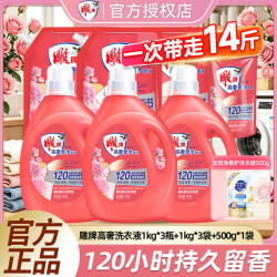 雕牌 高奢香水香氛洗衣液 120h持久留香 1kg*1瓶 格拉斯玫瑰香