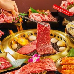 两大一小家庭烤肉自助