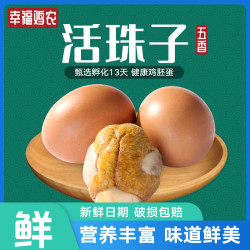 幸福鸡农 活珠子 五香味 10枚装 即食熟制蛋