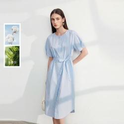 三彩 丽雪通勤系列2026夏季新款连衣裙长裙女高级感洋气