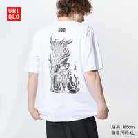 优衣库 YOASOBI UT/短袖T恤男装女装印花T恤492196 00 白色 XL