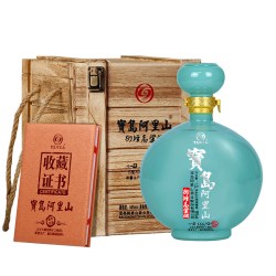 宝岛阿里山 私家窖藏清香型58度高粱酒木盒1.5L坛装节日送礼白酒