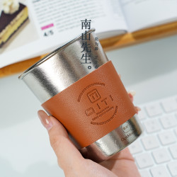 南山先生 &器态纯钛可乐杯杯子户外便携随行水杯复古中式家用茶杯