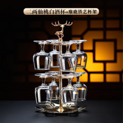 青苹果 欧式创意高档白酒杯高脚白酒杯无铅加厚家用白葡萄酒杯专属