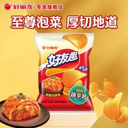 好丽友 好友趣 切片型马铃薯片 韩国泡菜味 125g