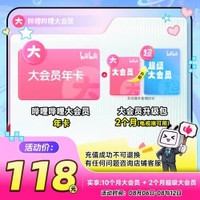 bilibili 哔哩哔哩 10个月大会员+2个月超级大会员（电视端可用）