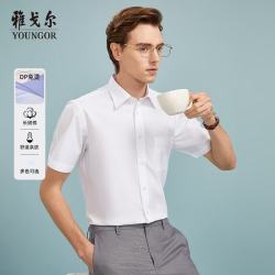 雅戈尔 GSNP19001BJA 免烫抗皱  短袖衬衫
