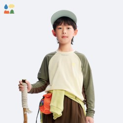 森林棠 26夏 [活力无限] 原纱棉感速干儿童运动短袖T恤
