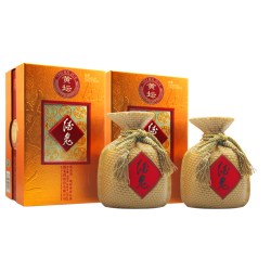 酒鬼 酒黄坛52度468ml*2瓶 馥郁香型白酒 过年送礼