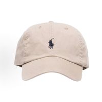 百亿补贴：RALPH LAUREN RalphLauren 拉夫劳伦男女成人经典马标棒球帽明星同款浅卡其色