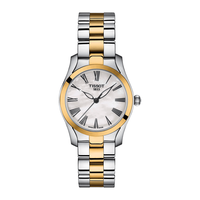 TISSOT 瑞士手表 海浪系列钢带石英女士腕表T112.210.22.113.00