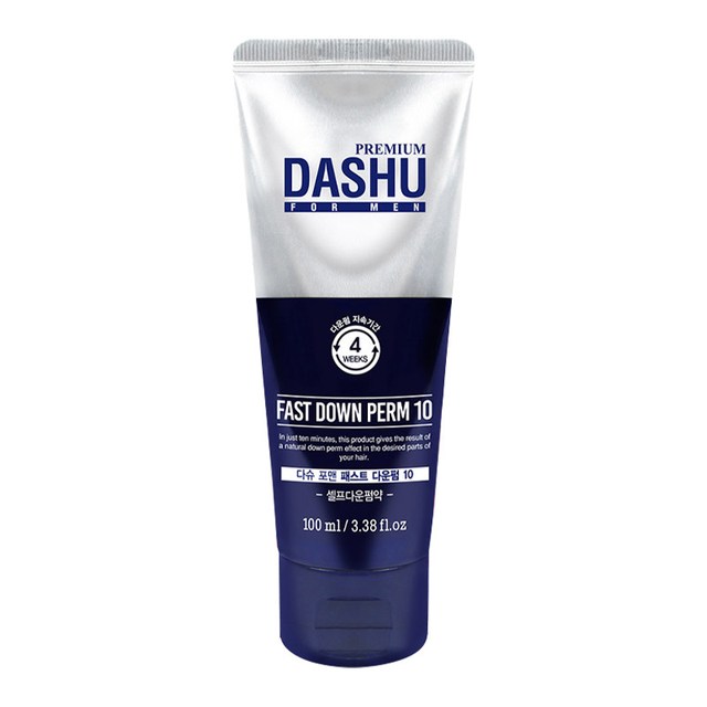 DASHU 韩国DASHU男士鬓角服帖烫软发膏定型柔顺软化剂边佑锡同款