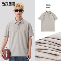 马克华菲 男士棉珠地短袖POLO衫