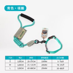 Touchdog 2013YZC001 狗狗项圈+牵引绳 黑色