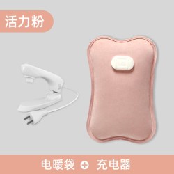 米尼 热水袋充电式暖水袋暖宝宝防爆暖手宝电热宝毛绒女生热敷肚子