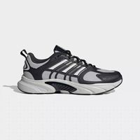 百亿补贴：adidas 薄款清风舒适百搭透气 低帮 休闲跑步鞋黑白超轻薄JQ4902